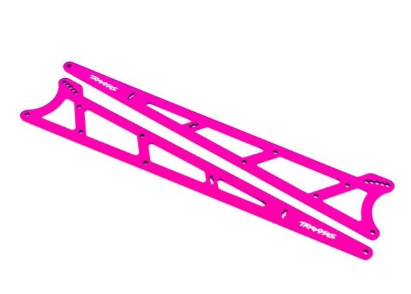 Seitenplatten Wheelie Bar pink Alu (2)