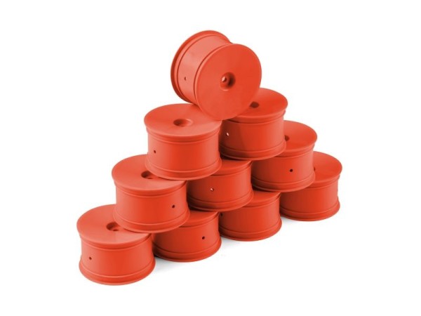 1:10 Heckfelgen orange 12mm 2,2", Hudy (10)