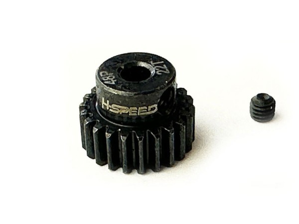 Motorritzel 48dp 22 Zähne, Stahl, Ø3,17mm Welle