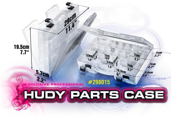 Hudy Sortierbox 290x195x57mm, 44 Fächer