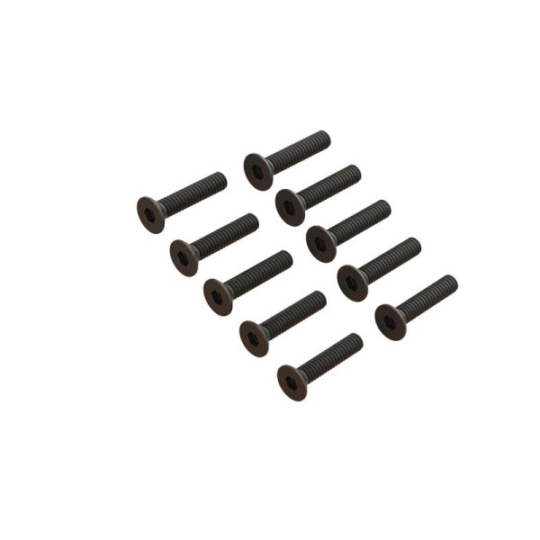 Flachkopfschraube M2x10mm (10)