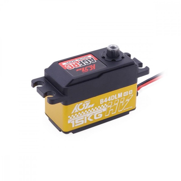 B44DLM V2 (8,4V 15kg 0,17s) Low Profile Servo, AGF-RC