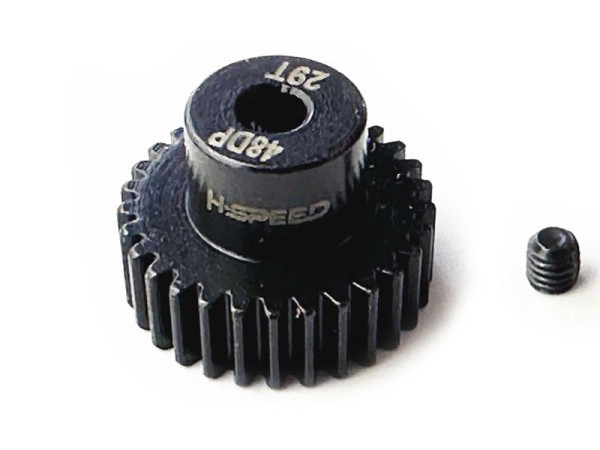 Motorritzel 48dp 29 Zähne, Stahl, Ø3,17mm Welle