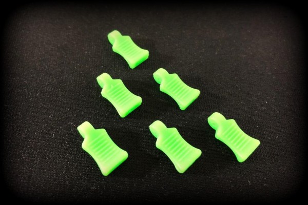 Gummi Splint - Grip "neon-grün" (6 St.)