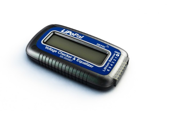 Akku Checker "LipoPal" 2-6s, LCD Display, SkyRC