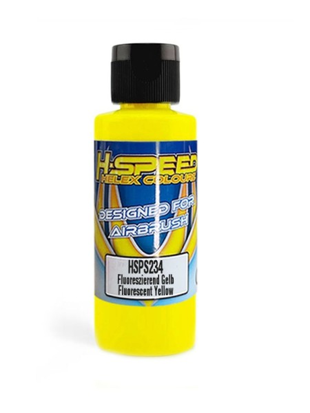 Lexan Airbrush Farbe 60 ml Fluoreszierend Gelb / Yellow