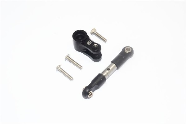 GPM Stainless Steel Tie Rod+25T Alu Servo Horn -5Pc Set