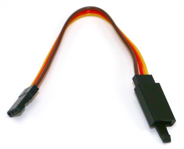 Verlängerungskabel JR 100mm mit Clip 22AGW/0,33mm²