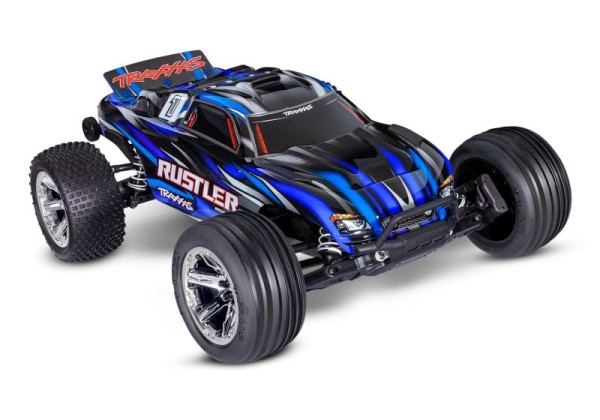 TRAXXAS Rustler 2WD BL-2S ARTR blau