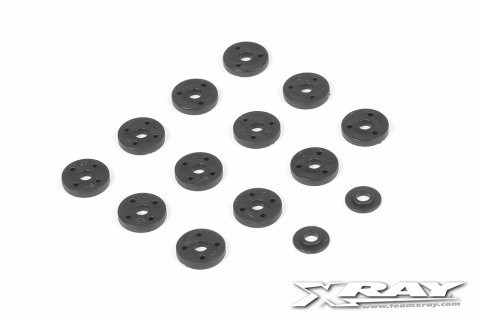 Dämpferkolbenplatten 4-Loch, 1.0-1.2mm, 3Loch 1.0-1.2mm