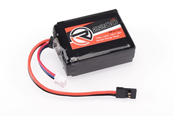 7,4V 2200mAh LiPo small-Hump Empfängerakku (JR/XH)