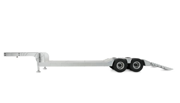 Tieflader-Sattelauflieger mit Doppelachse aus Aluminium 1:14 KIT
