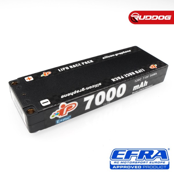 7,6V 7000mAh 120C Ultra-LCG Long Runtime LiHV MC4, Intellect