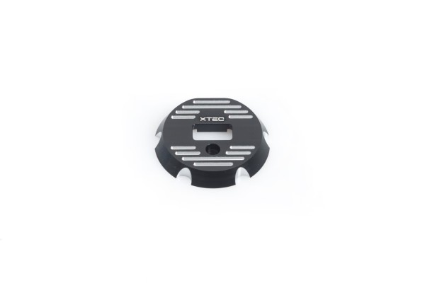 X22 Aluminium Endplatte - schwarz