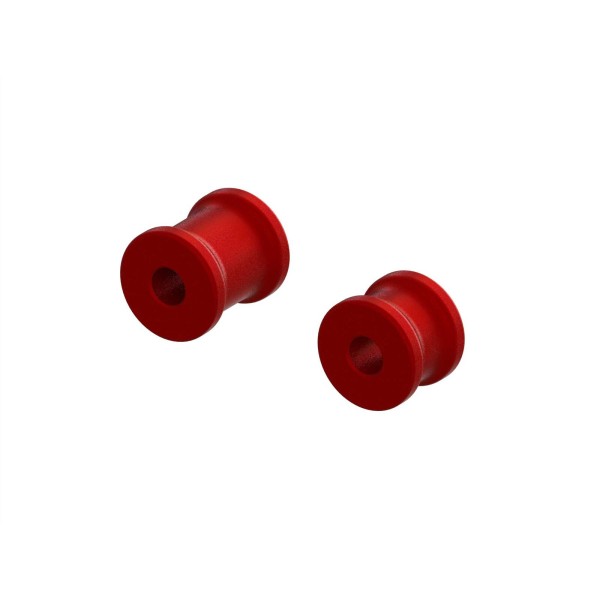 Aluminum Chassis Brace Spacer Set Red