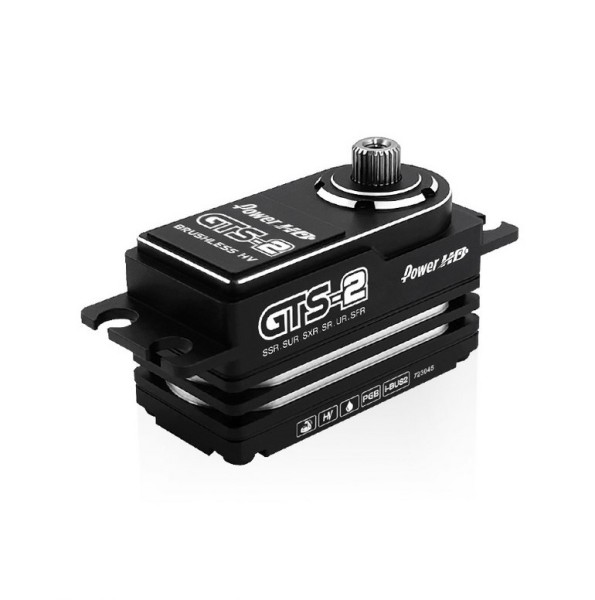 PowerHD GTS-2 (7,4V 18kg 0,073s) Low Profile Brushless Servo (18cm Kabel)