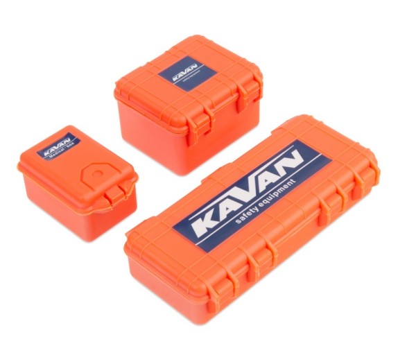 Set Kunststoffboxen orange für RC-Crawler 1/10 (Dekor)