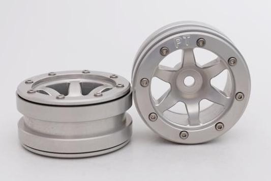 METSAFIL 1.9" PT-Wave silber/silber Beadlock-Felgen