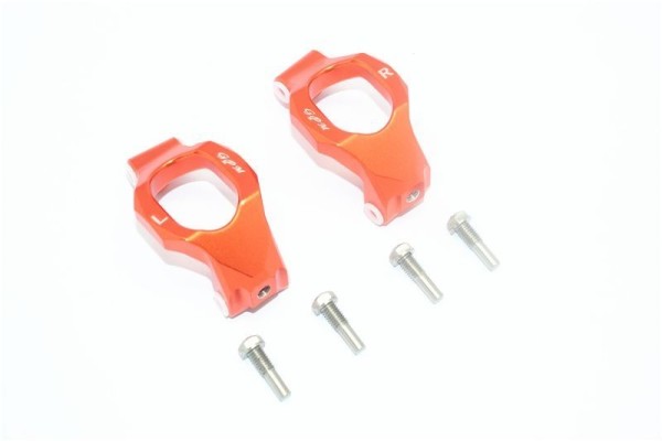GPM Alu Front-C-Hubs -6Pc Set Orange