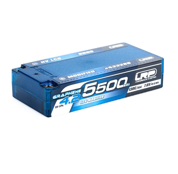 7,6V 5500mAh 130C (h22,5mm) LCG Shorty Graphene-4.2 Lipo, LRP