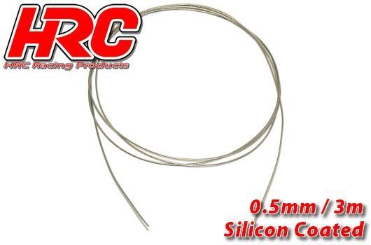 Stahlseil 0.5mm Silikon-ummantelt (3m)
