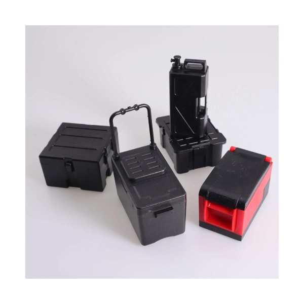 Koffer / Tool Case Set schwarz (Deko)
