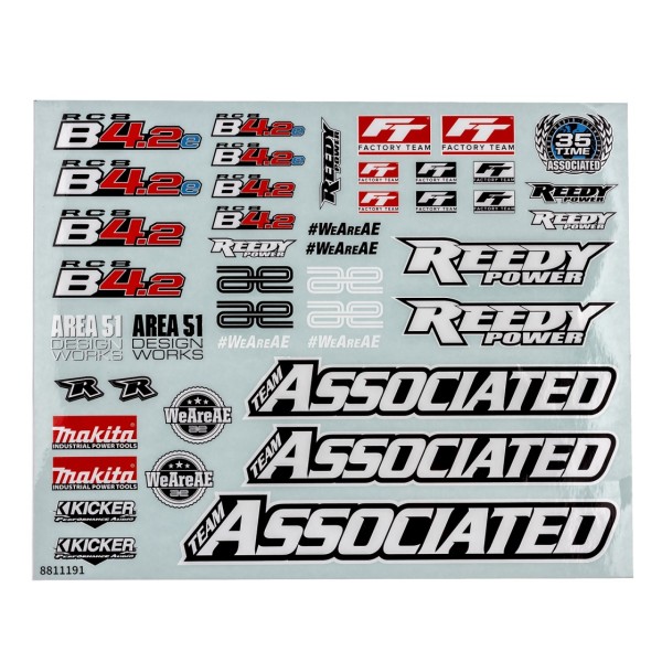RC8B4.2/e Decal Sheet