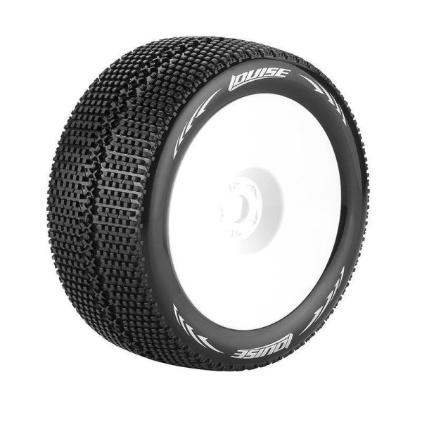 1:8 Truggy T-TURBO Komplettrad supersoft 1/2" Offset, LOUISE