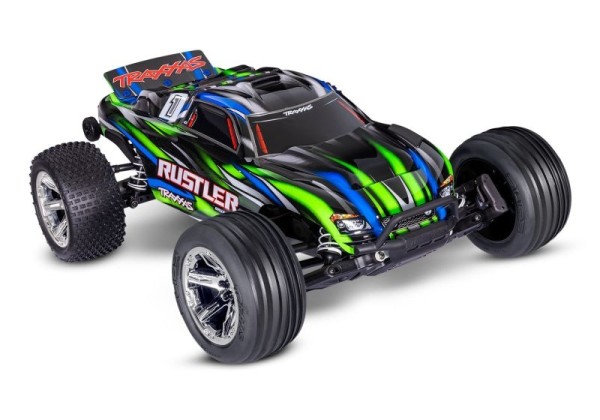 TRAXXAS Rustler 2WD BL-2S ARTR grün