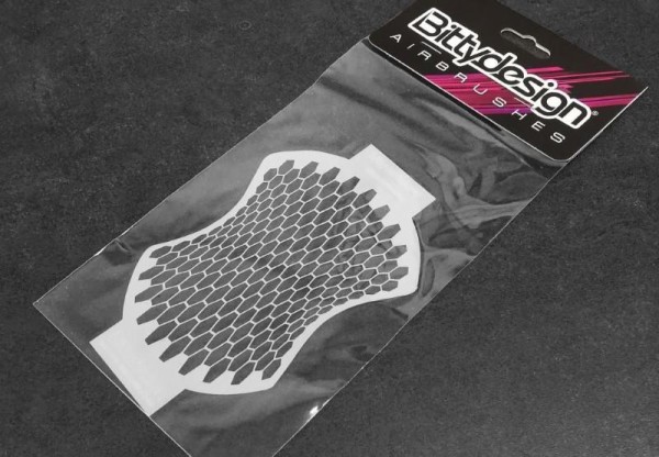 Bittydesign Lackierschablone - Honeycomb V2