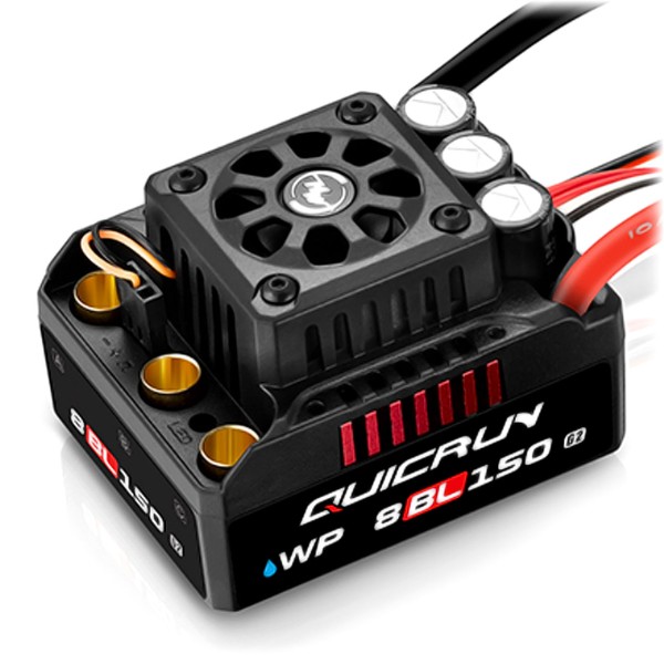 QuicRun WP8BL150 G2 3-6S 150A Regler 1:8, Hobbywing