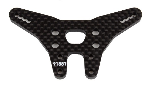 B6.4/.3 Dämpferbrücke hinten Gull-Wing breit, Kohlefaser