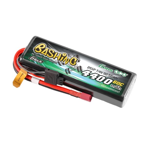 7,4V 4400mAh 60C Tamiya-Style Hardcase LiPo (T-Stecker), Gensace