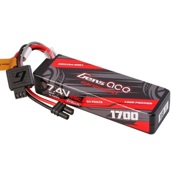 7,4V 1700mAh 35C (IEC2) G-Tech LiPo f. ARRMA Mojave Grom, GensAce