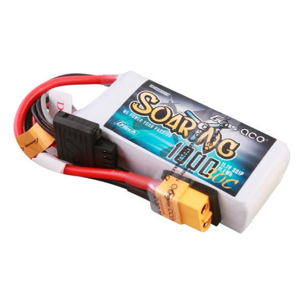 11,1V 1000mAh 30C LiPo, GensAce Soaring