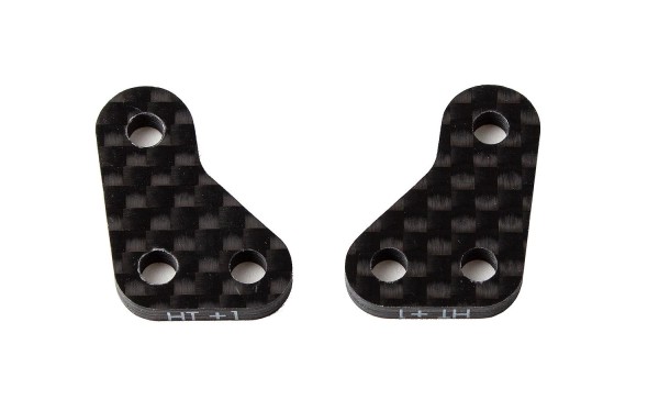 B6.4/.3 FT Carbon Fiber Steering Block Arms, HT +1
