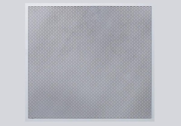 Lüftungsgitter "Diamond", schwarz, rostfreier Stahl, 10x10cm