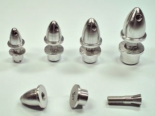 Luftschraubenmitnehmer 4mm mit Spinnermutter