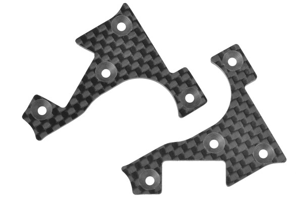 Querlenker Versteifung vorne XB PRO L/R 2mm Carbon (Paar)