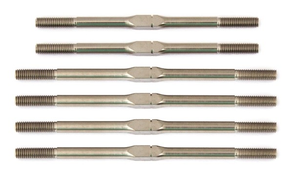 RC10T6.1 FT Titanium Turnbuckle Set, silver