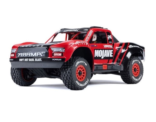 ARRMA MOJAVE GROM MEGA 380 Brushed 1:16 Small-Scale 4x4 Desert Truck rot RTR