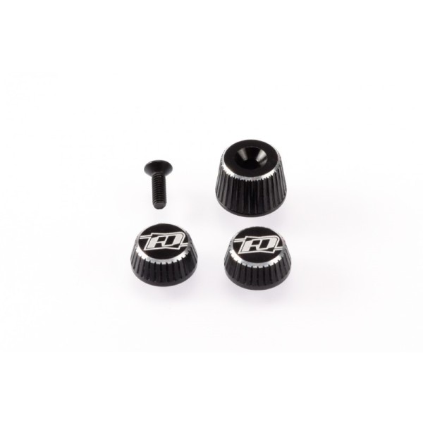 Revolution Design M17 Dial and Nut Set (schwarz), auch MT-44