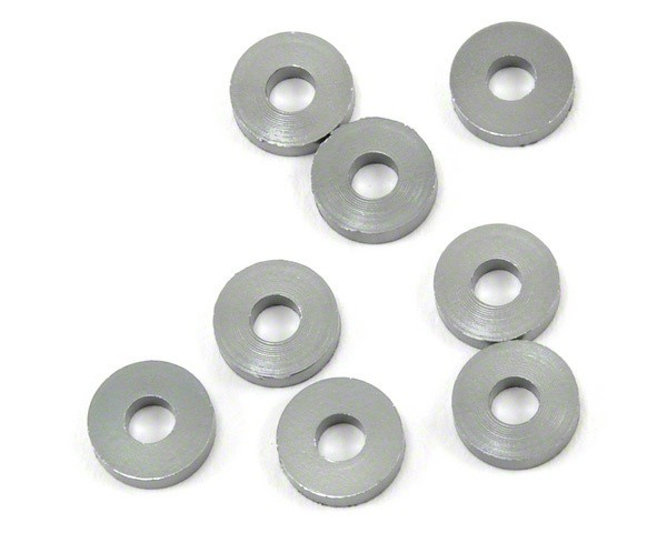 Distanzscheiben Set 3mm, Stärke 2.0mm (8Stk.) elox