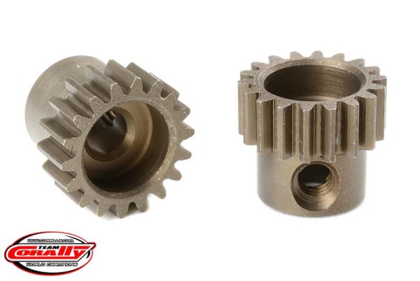 Motorritzel 48dp 18 Zähne Stahl Ø3,17mm Welle