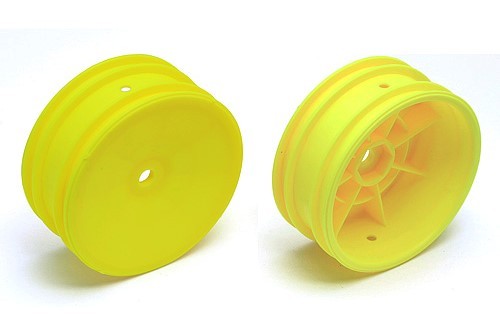 1:10 2WD Frontfelgen Breit, 12mm, gelb, Team Associated