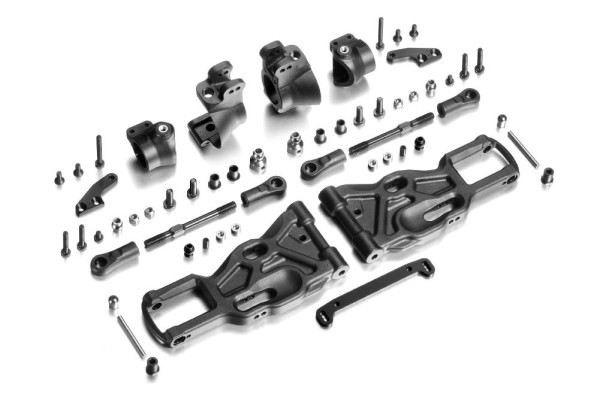 Xray XB8 / GTX C-Hub Aufhängungs Conversion Set Vorne