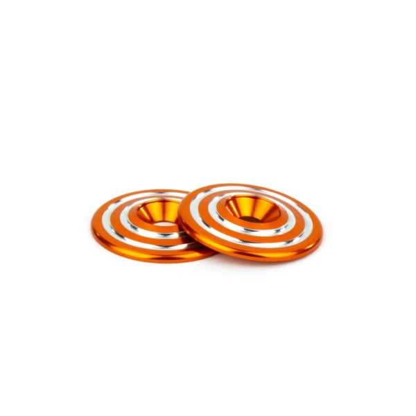 Avid RC "Ringer" 1:10 Heckspoilerscheiben orange (2)