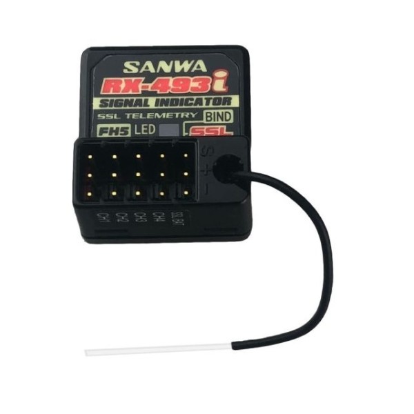 Sanwa RX-493i (FH-5) SUR-SSL Empfänger mit Signal Indikator