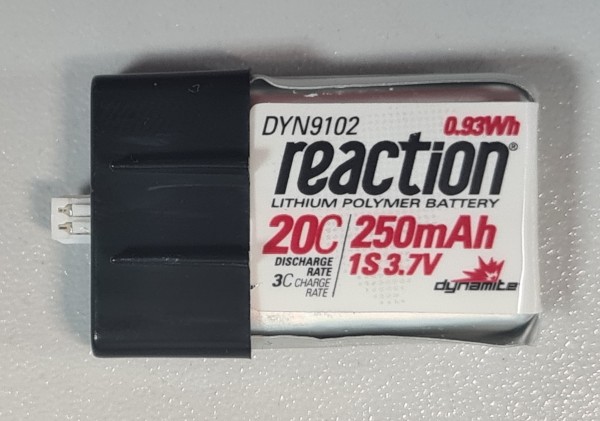 3,7V 250mAh 20C LiPo Micro, Dynamite Reaction Air