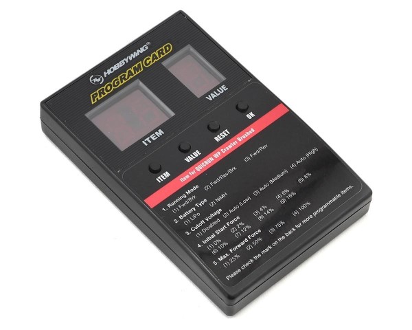 Programmierbox für Crawler 880/Quicrun ESCs Absima